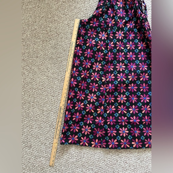 Free People NWT Miss You Most Extreme Wide Cotton Pants Floral Printed size 10 - Picture 9 of 10